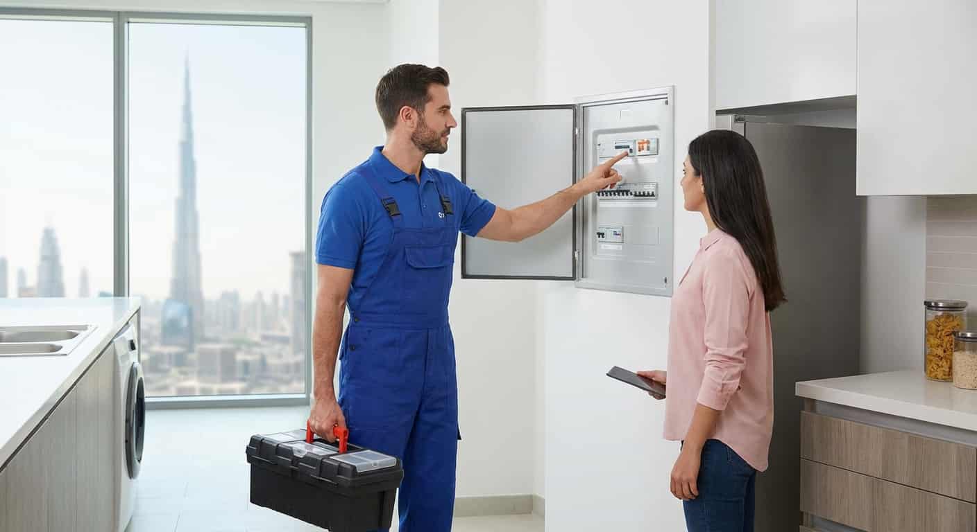 QuickSpark electrician at work