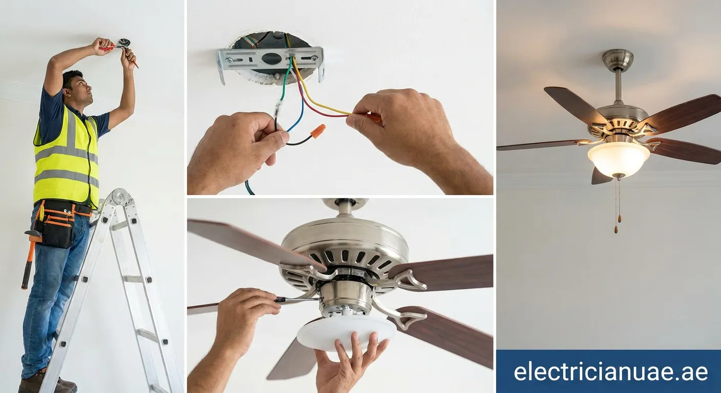 How to Install a Ceiling Fan with a Light Kit