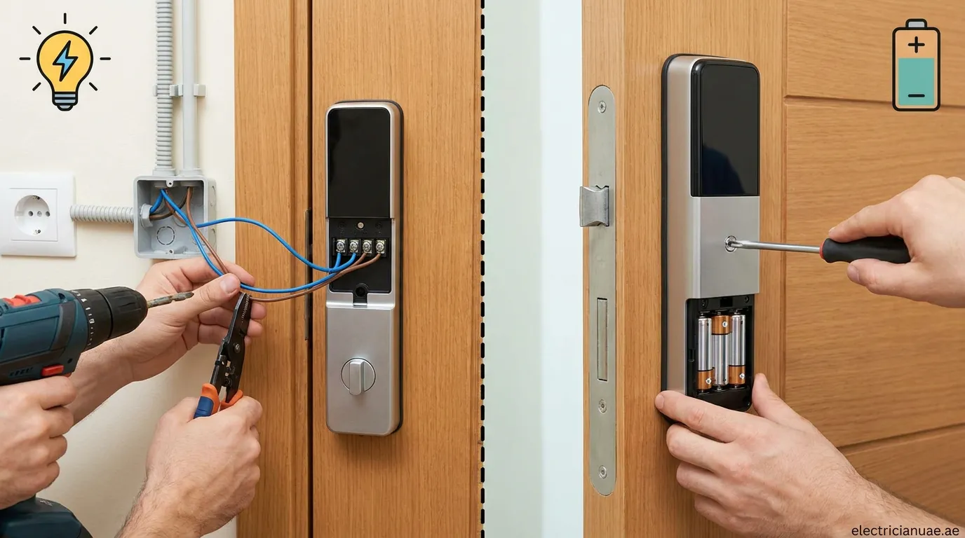 Smart Lock Installation: Electrical vs Battery Power Guide